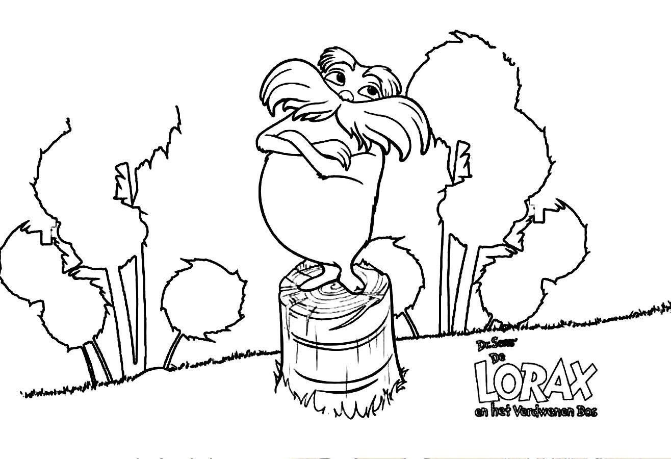 Elegant Photo of The Lorax Coloring Pages - albanysinsanity.com