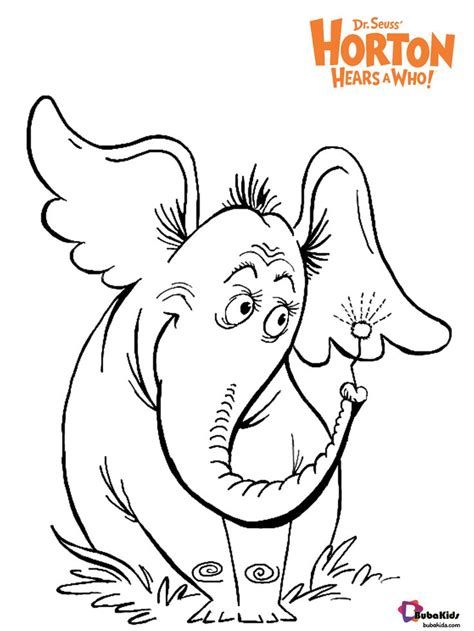 Horton Hears A Who Coloring Pages Who Sign Post Coloring Page