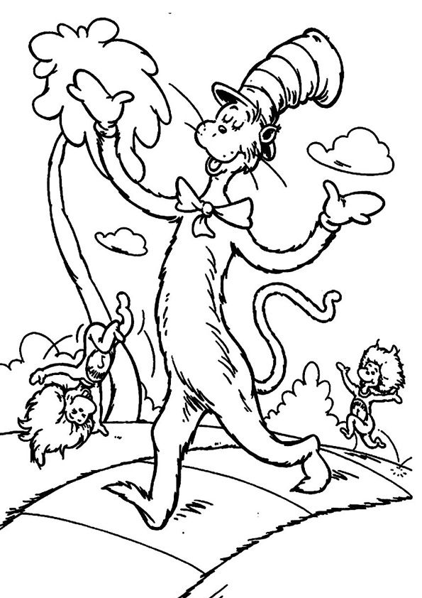 Printable Dr. Seuss Coloring Pages for Kids