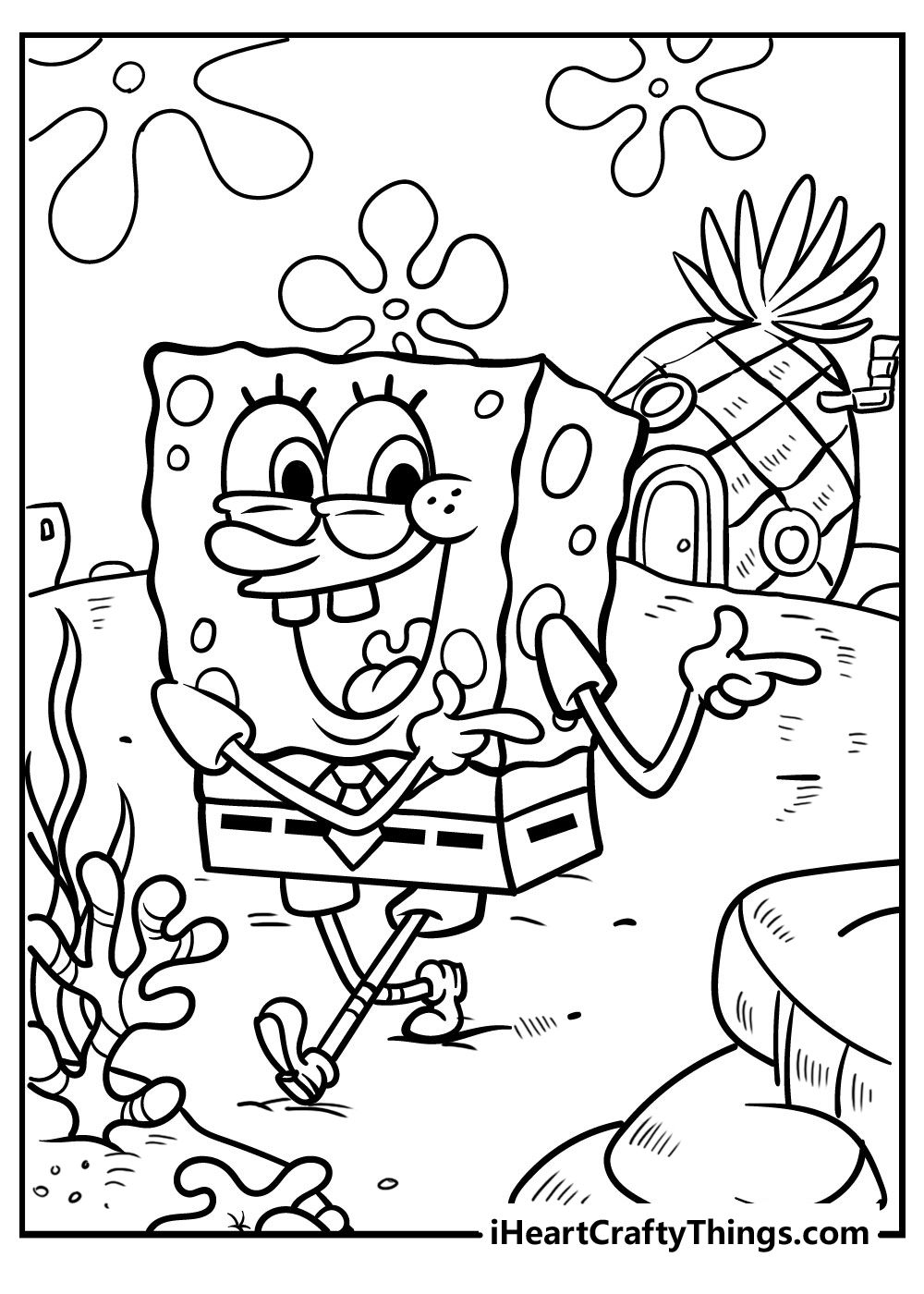 Super Fun Spongebob Coloring Pages