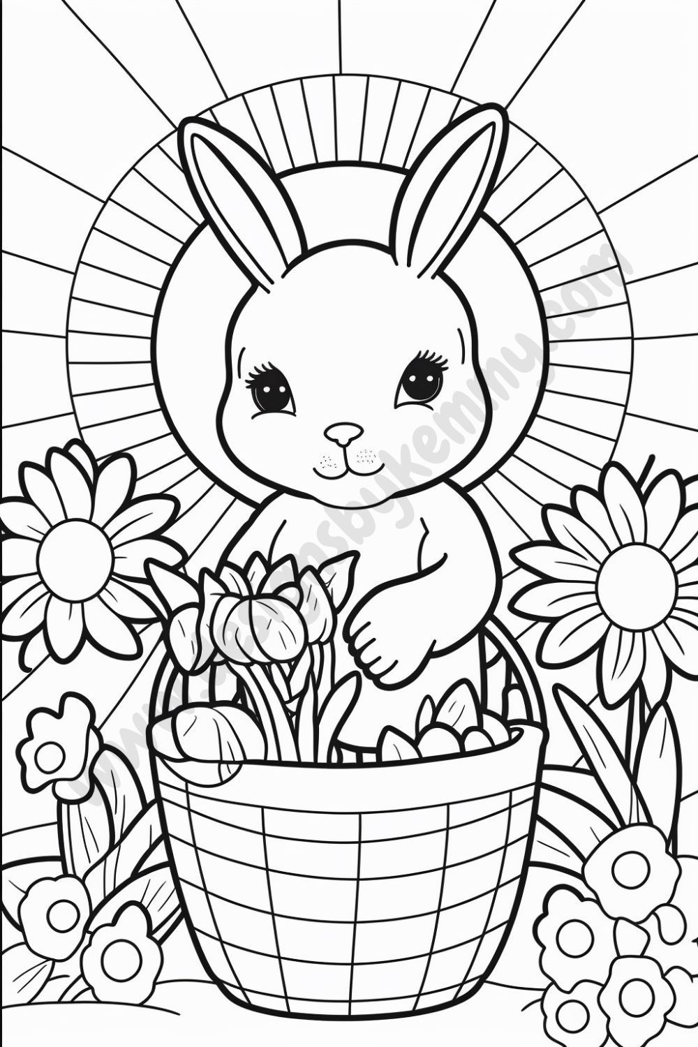 Free Easter Coloring Pages | Easter Coloring Pages for Kids| Designs By Kemmy