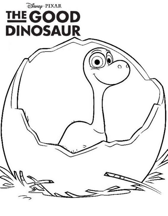 13 Fun Arlo The Good Dinosaur Coloring Pages for Children