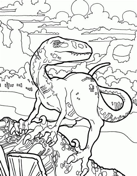Free Printable Velociraptor Coloring Pages  At Diycoloringpage