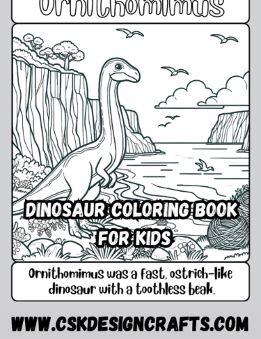 Roar with Color: Cute Dinosaur Coloring & Activity Book for Kids!