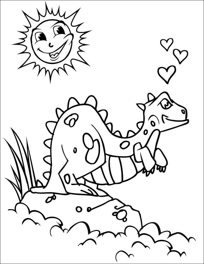 190 Cute Dinosaur Coloring Pages: Roaring Fun for Kids 191