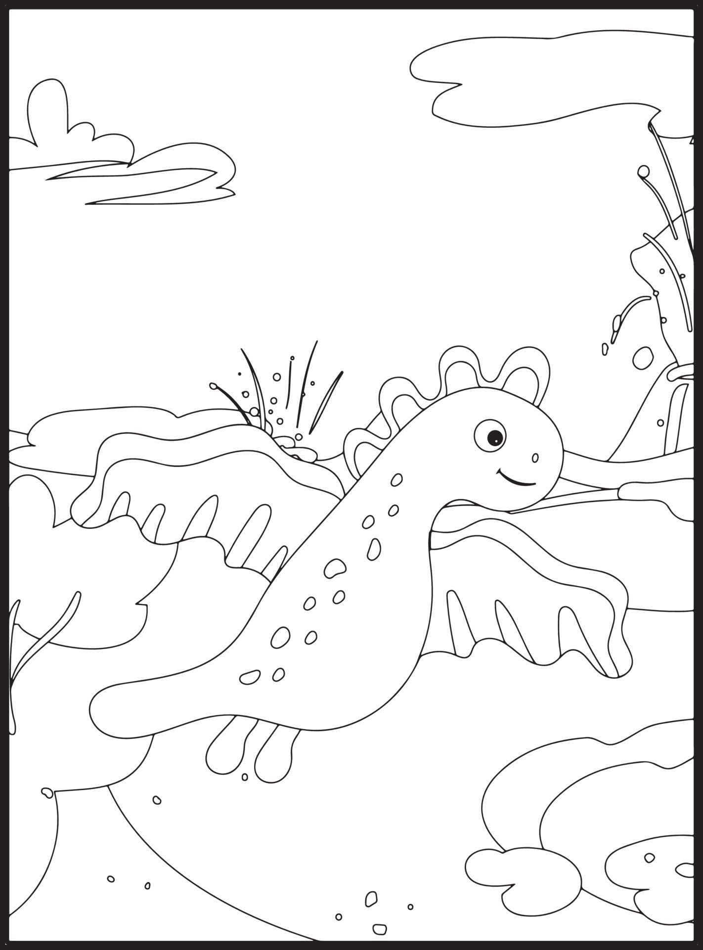 190 Cute Dinosaur Coloring Pages: Roaring Fun for Kids 196