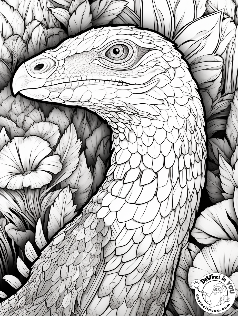 "20+ FREE Printable Velociraptor Coloring Pages with Color By Numbers