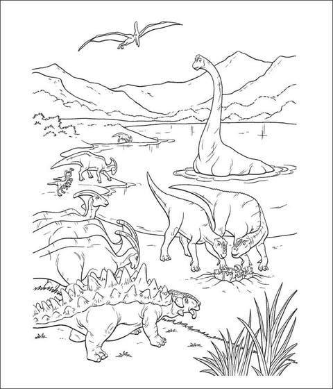 30+ Dinosaur Coloring Page Templates in Illustrator, PDF, PNG, SVG, JPG, EPS