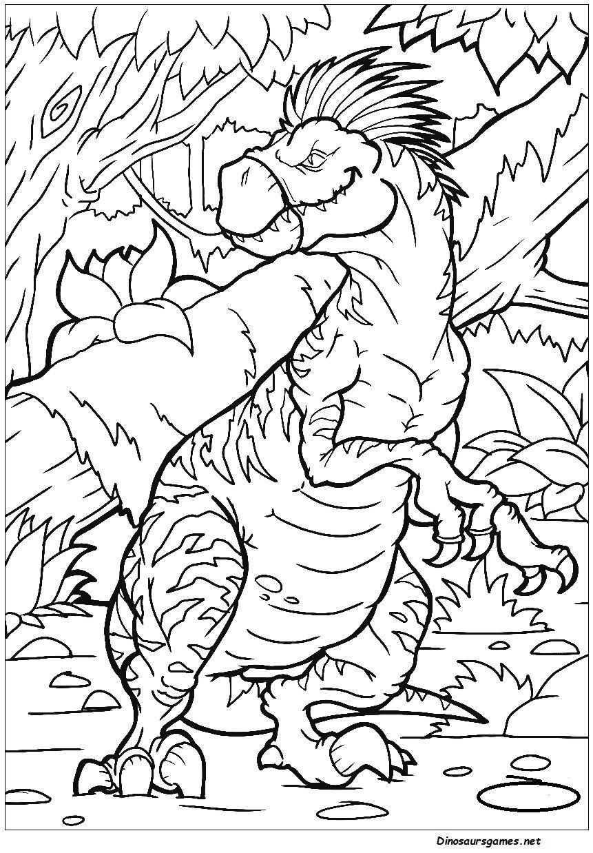 60 Printable Dinosaur Coloring Pages Free 35