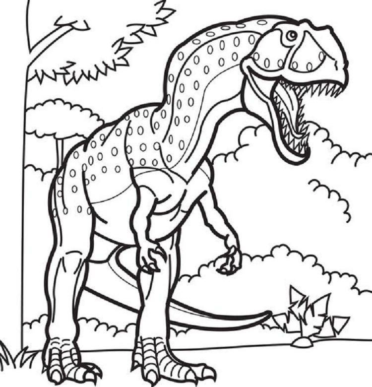 60 Printable Dinosaur Coloring Pages Free 62