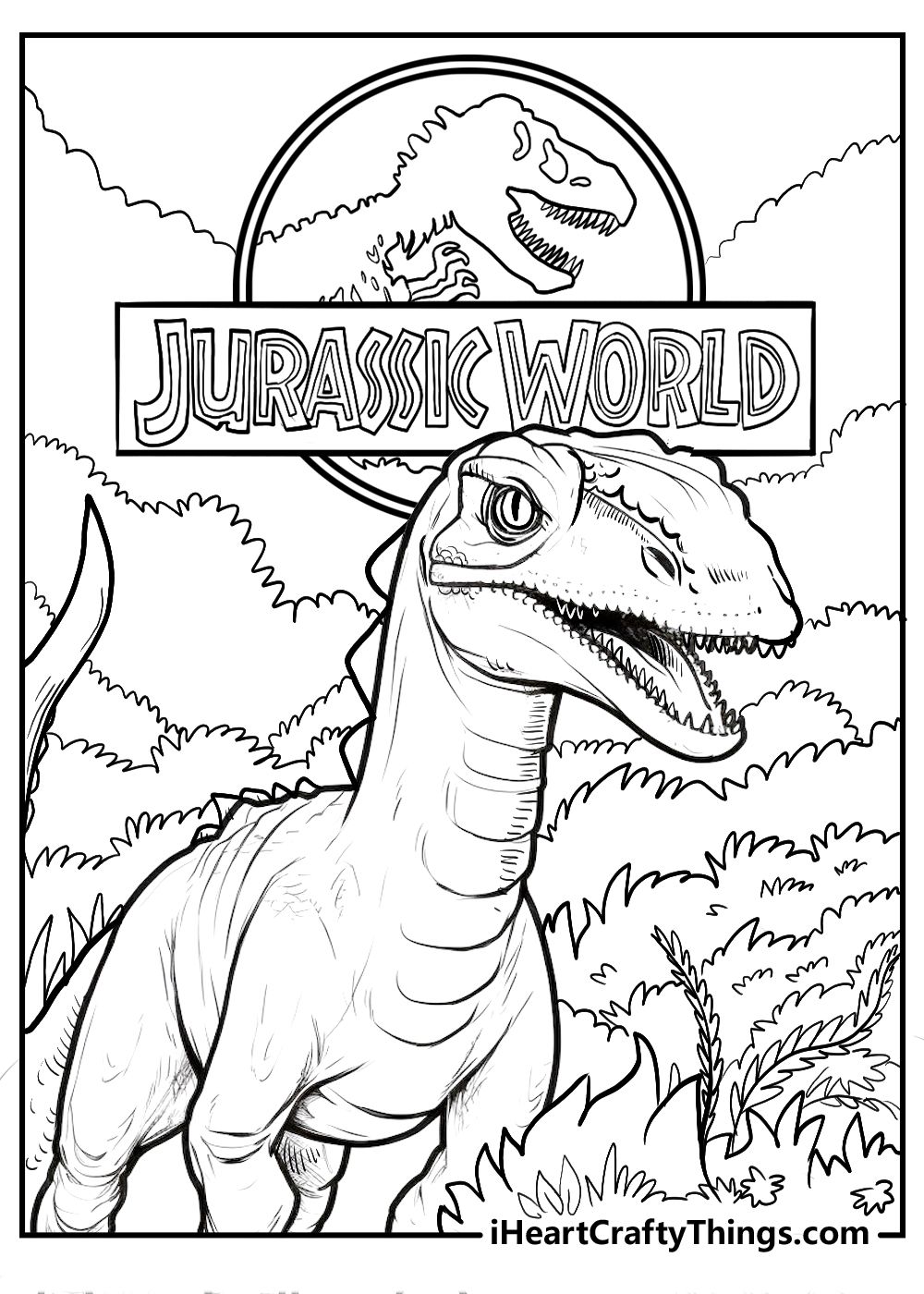 65 Raptor Dinosaur Coloring Pages Free Printable 106