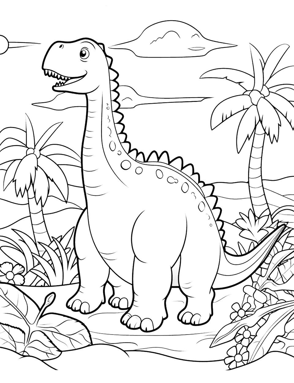 80 Printable Dinosaur Coloring Pages For Adults 21