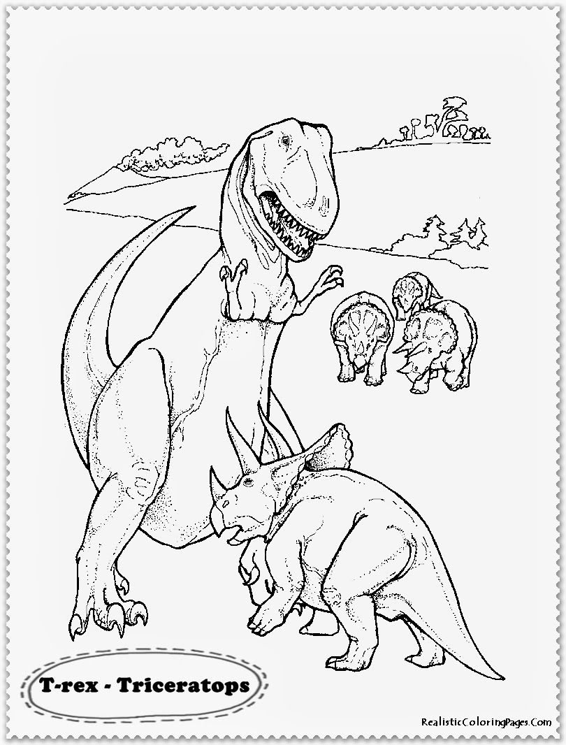 80 Printable T Rex Dinosaur Coloring Pages 22