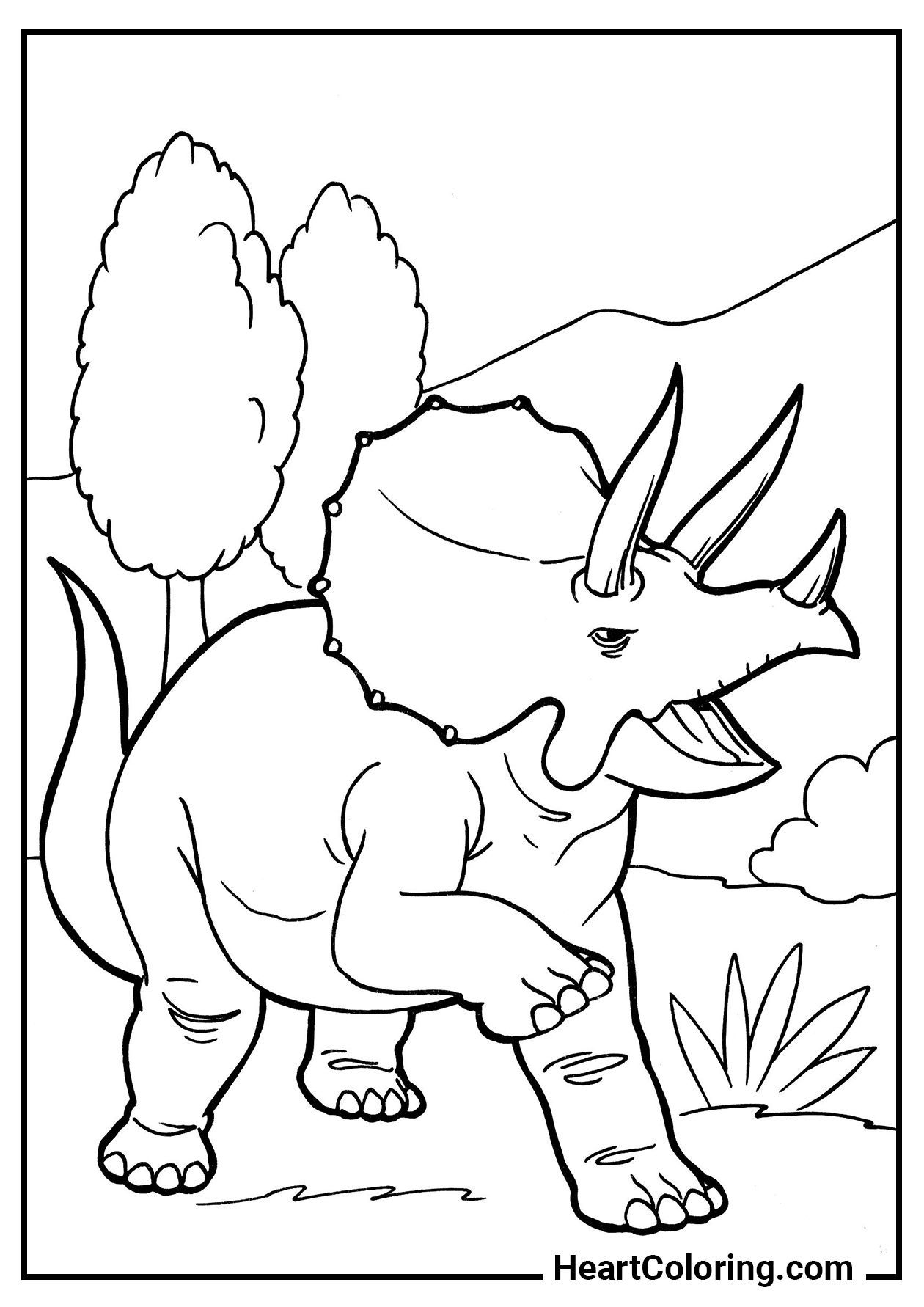 99+ Cute Dinosaur Coloring Pages 45