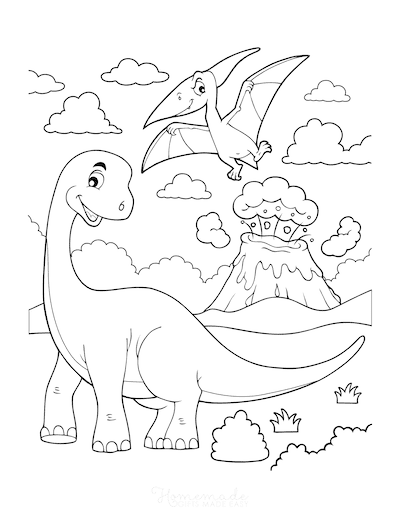 Best Dinosaur Coloring Pages for Kids & Adults coloringisfun