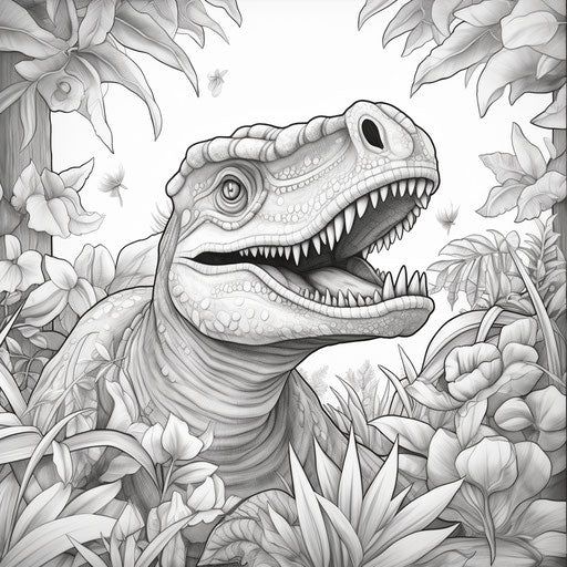 Child-Friendly Dinosaur Coloring Pages - Learn & Grow