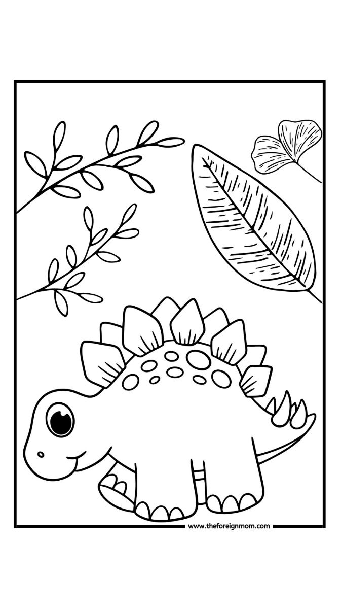 Dino-mite Fun: Free Printable Dinosaur Coloring Pages for Kids
