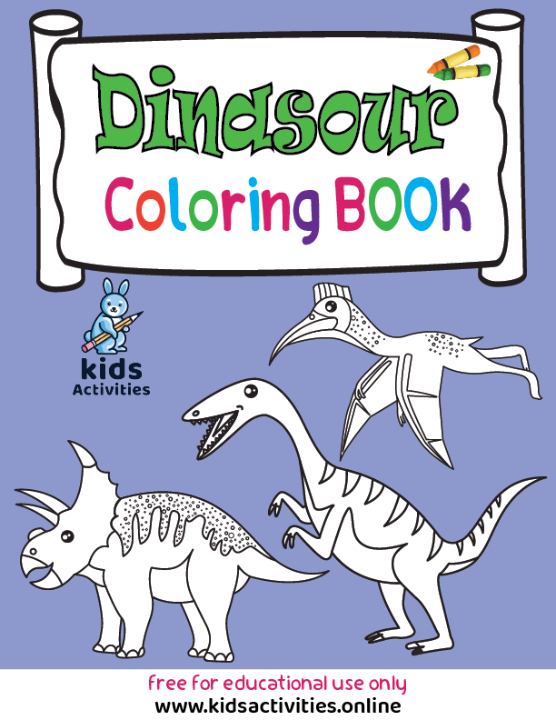 Dinosaur Coloring Book ,Free Printable Pdf