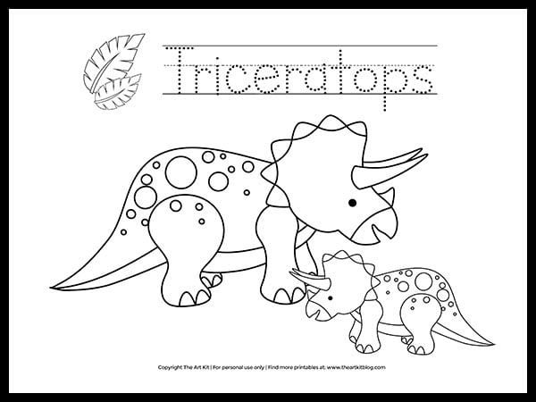 FREE! Dinosaur Coloring Pages!