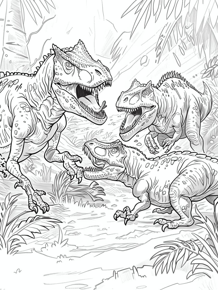 Get Creative with 30 Captivating Dinosaur Coloring Pages