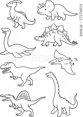 Pinterest | Dinosaur coloring pages, Easy dinosaur drawing, Dinosaur drawing