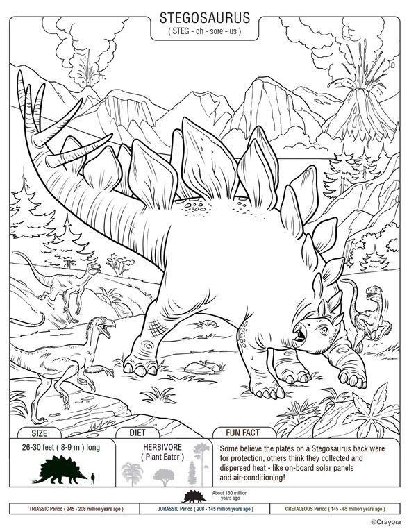 Printable Real Dinosaur Coloring Pages 89