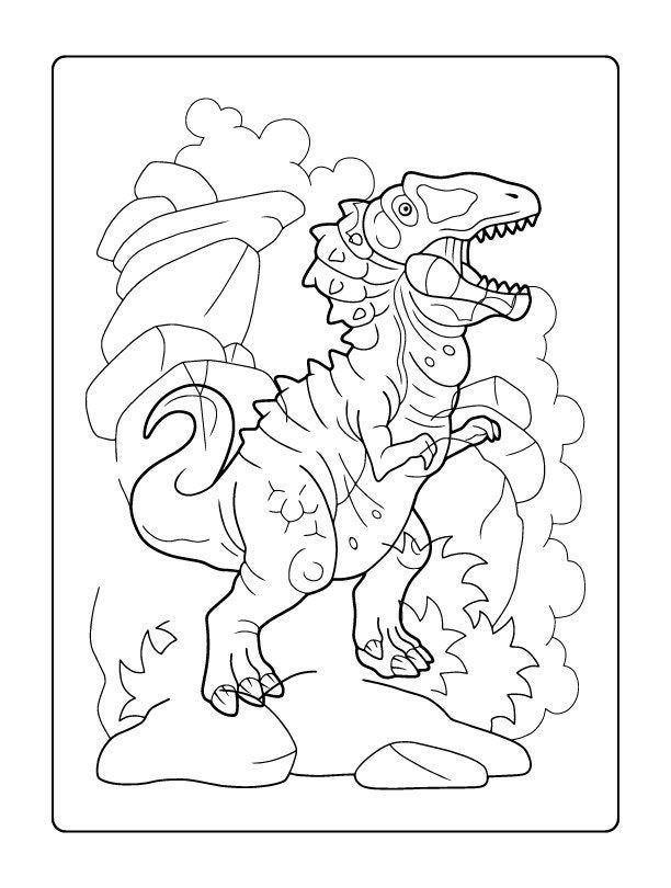 20 + Dinosaur Coloring Pages