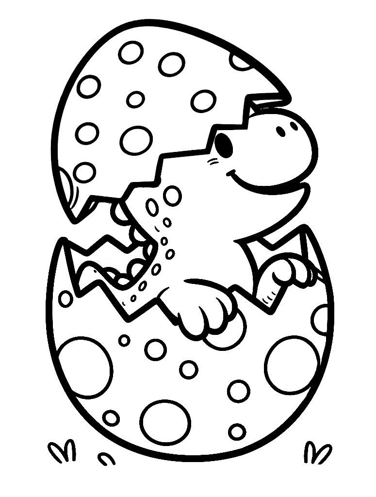 200+ Cute Coloring Pages Dino Printable 118