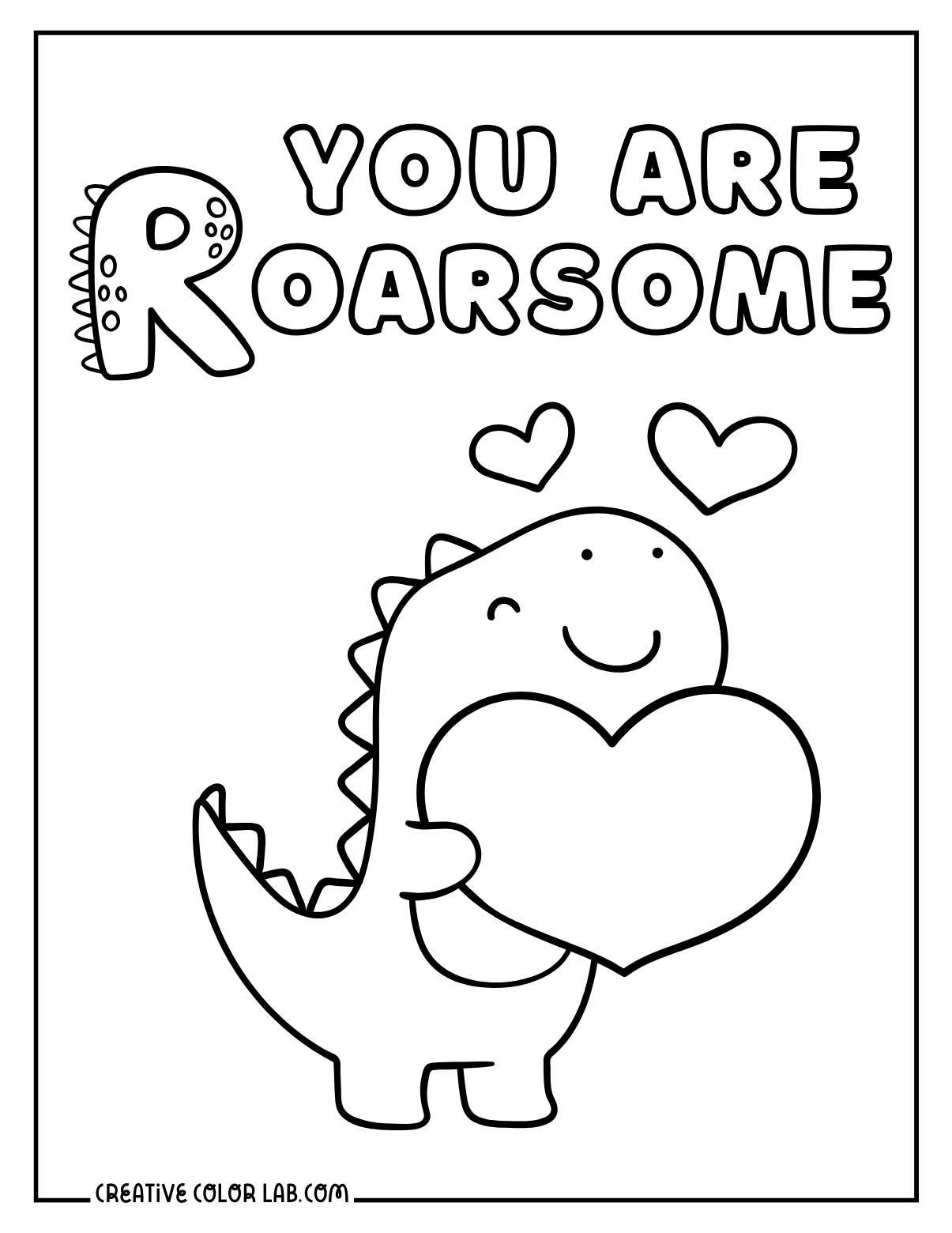 200+ Cute Coloring Pages Dino Printable 199