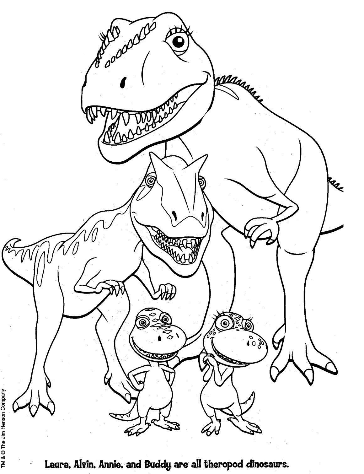 45 Dinosaur Coloring Sheets Printable 42