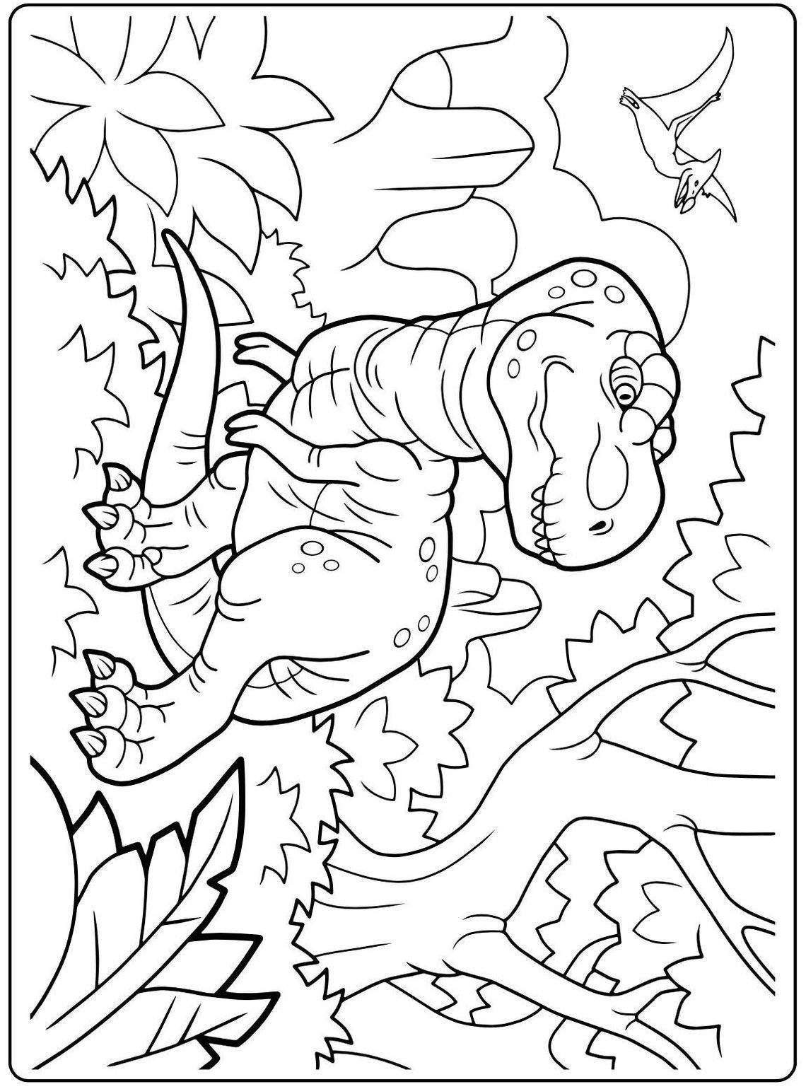 80 Dinosaur Printables Coloring Pages 55
