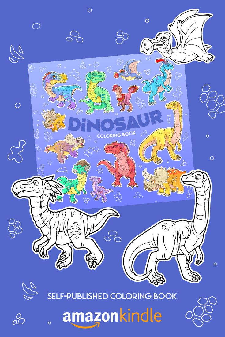 🦖 Dinosaur Coloring Book 🎨
