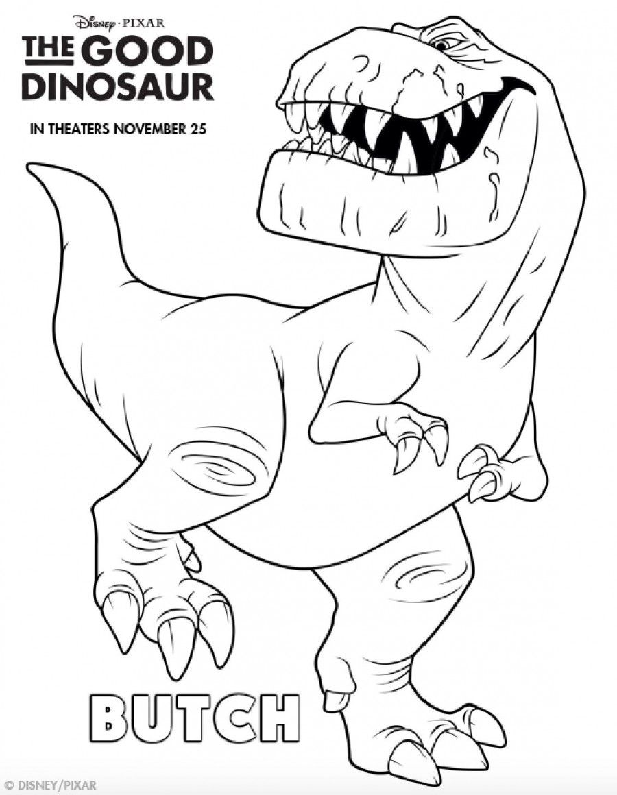 Free The Good Dinosaur Coloring Pages