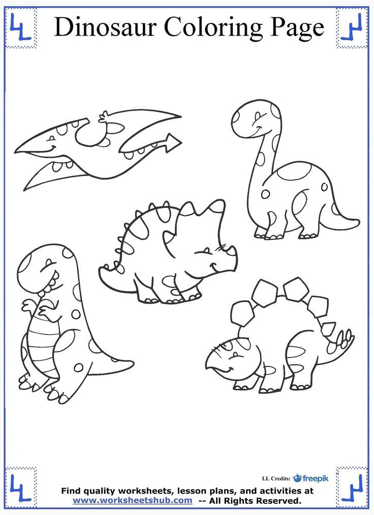Printable Dinosaur To Color And Print 78