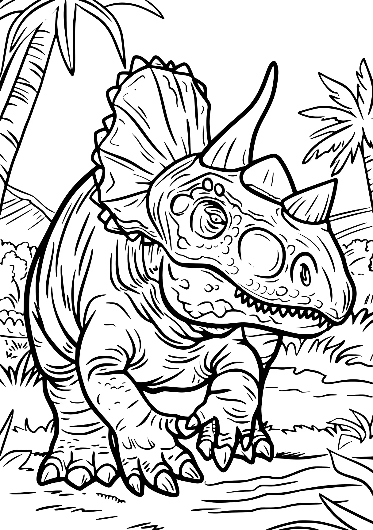 dinosaur coloring pages 3