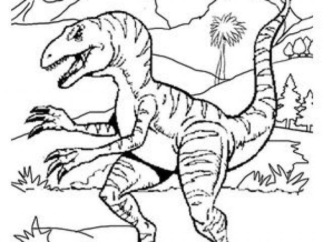 Velociraptor Colouring Page - TSgos.com - Motherhood